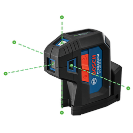Green 5-Point Self-Leveling Alignment Laser-GPL100-50G-Hero